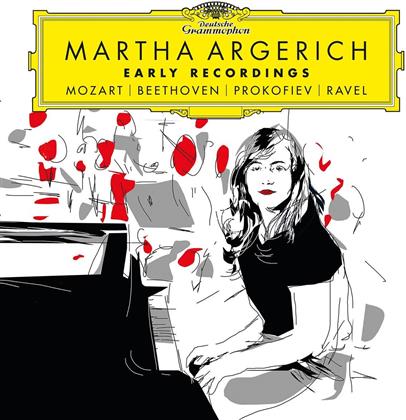 Martha Argerich, Wolfgang Amadeus Mozart (1756-1791), Ludwig van Beethoven (1770-1827), Serge Prokofieff (1891-1953) & Maurice Ravel (1875-1937) - Early Recordings (2 LPs + Digital Copy)
