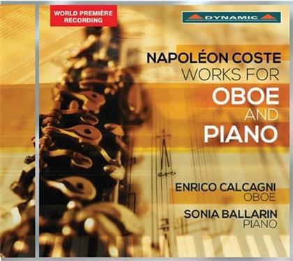 Calcagni, Ballarin & Napoléon Coste (1805-1883) - Works For Oboe And Piano