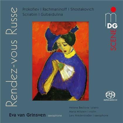 Eva Van Grinsven, Serge Prokofieff (1891-1953), Sergej Rachmaninoff (1873-1943), Dimitri Schostakowitsch (1906-1975), … - Rendez-Vous Russe (Hybrid SACD)