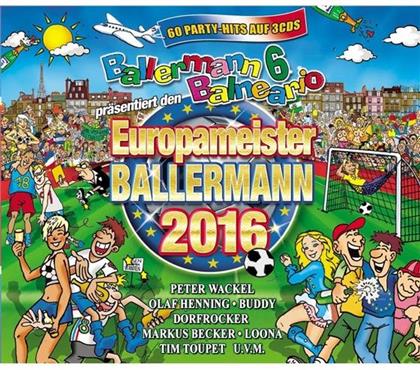 Ballermann 6 - Various - EM 2016 (3 CDs)