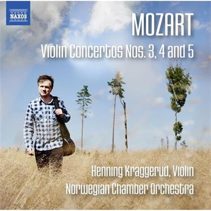 Henning Kraggerud & Wolfgang Amadeus Mozart (1756-1791) - Violin Concertos 3,4,5