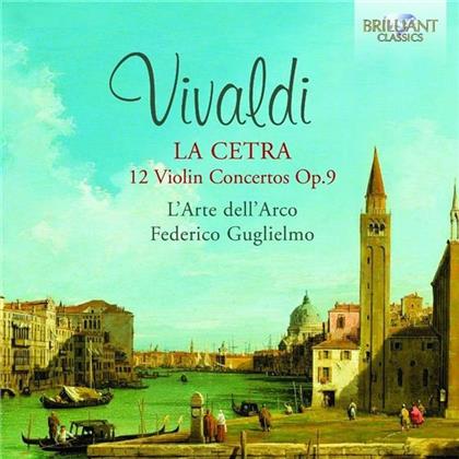 Antonio Vivaldi (1678-1741), Federico Guglielmo & L'Arte Dell'Arco - La Cetra - 12 Violin Concertos op.9 (2 CDs)