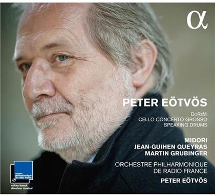 Peter Eötvös (*1944), Midori & Orchestre Philharmonique de Radio France - Doremi - Cello Concerto Grosso - Speaking Drums