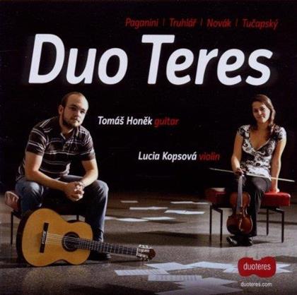 Duo Teres, Nicolò Paganini (1782-1840), Jan Truhlar (1928-2007), Jan Novak, Antonin Tucapsky (*1928), … - Paganini: Sonatas 1 & 4 in A-Major, Truhlar: Two Compositions For Violin And Guitar, Novak: Sonata Serenata, Tucapsky: Duo Concertante For Violin And Guitar