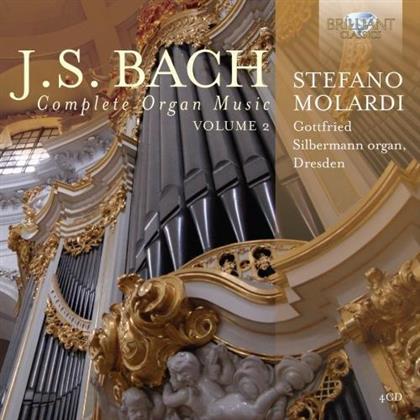 Johann Sebastian Bach (1685-1750) & Stefano Molardi - Komplette Orgelwerke Volume 2 (4 CDs)