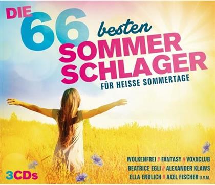 Die 66 Besten Sommerschlager (3 CDs)