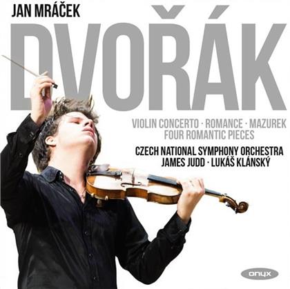 Antonin Dvorák (1841-1904), James Judd, Lukas Klansky, Jan Mracek & Czech National Symphony Orchestra - Violin Concerto / Romance In F / Mazurek / Four Romantic Pieces