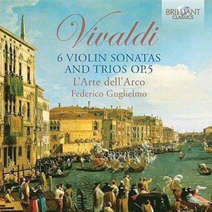 L'Arte Dell'Arco, Antonio Vivaldi (1678-1741), Federico Guglielmo, Elisa Imbalzano, … - 6 Violin Sonatas And Trios Op.5