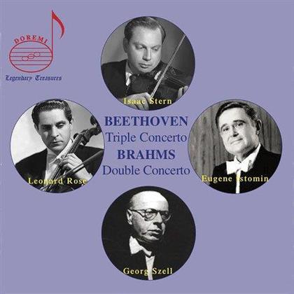 Leonard Rose (Cello), Isaac Stern, Ludwig van Beethoven (1770-1827), Johannes Brahms (1833-1897), … - Triple Concerto / Double Concerto