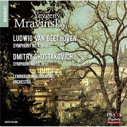 Evgeny Mravinsky, Ludwig van Beethoven (1770-1827) & Dimitri Schostakowitsch (1906-1975) - Symphony No. 4 / Symphony No. 10 (SACD)