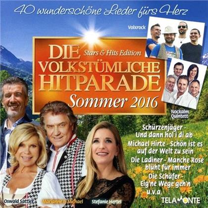 Volkstümliche Hitparade - Various - Sommer 2016 (2 CDs)