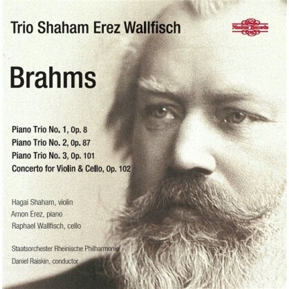 Trio Shaham Erez Wallfisch, Johannes Brahms (1833-1897), Daniel Raiskin & Hagai Shaham - The Piano Trios - Concerto For Viiolin & Cello