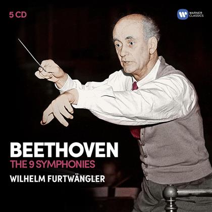 Ludwig van Beethoven (1770-1827), Wilhelm Furtwängler, Elisabeth Schwarzkopf & Wiener Philharmoniker - Sämtliche Sinfonien - Remastered2010 (Remastered, 5 CDs)