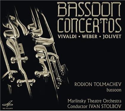 Antonio Vivaldi (1678-1741), Carl Maria von Weber (1786-1826), André Jolivet (1905-1974), Ivan Stolbov & Rodion Tolmachev - Bassoon Concertos