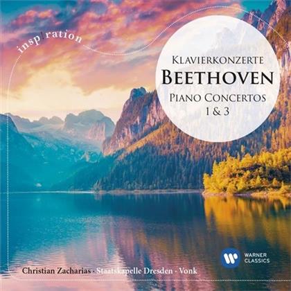 Christian Zacharias, Hans Vonk & Ludwig van Beethoven (1770-1827) - Klavierkonzerte Nr.1&3