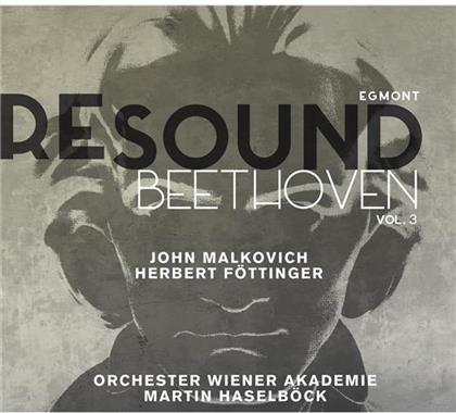 Ludwig van Beethoven (1770-1827), Martin Haselböck, Herbert Föttinger, Malkovich John, … - Re-Sound Vol 3: Egmont (2 CDs)