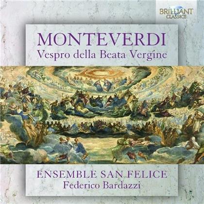 Ensemble San Felice, Claudio Monteverdi (1567-1643) & Federico Bardazzi - Vespro Della Beata Vergine (2 CDs)