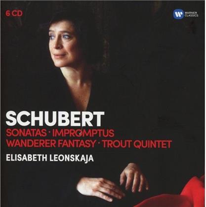 Alban Berg Quartett, Franz Schubert (1797-1828) & Elisabeth Leonskaja - Sonaten / Impromtus / Forellenquintett - Sonatas / Impromptus / Trout Quintet (6 CDs)