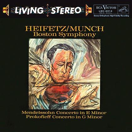 Felix Mendelssohn-Bartholdy (1809-1847), Charles Munch, Jascha Heifetz & Boston Symphony Orchestra - Mendelssohn: Concerto in E Minor, Prokofieff: Concerto in G Minor - Living Stereo (Hybrid SACD)
