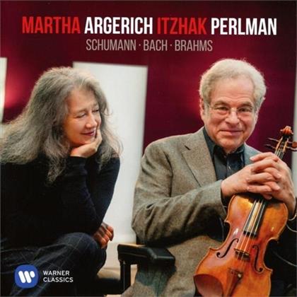 Martha Argerich, Itzhak Perlman, Robert Schumann (1810-1856), Johann Sebastian Bach (1685-1750) & Johannes Brahms (1833-1897) - Schumann/Bach/Brahms