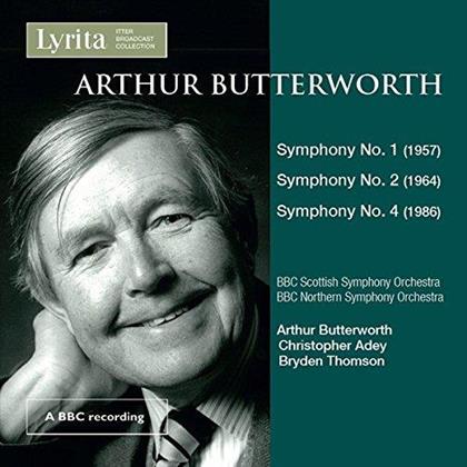 Arthur Butterworth, Christopher Adey, Bryden Thomson, Arthur Butterworth & BBC Scottish Symphony Ochestra - Symphonies 1, 2, 4 (2 CDs)