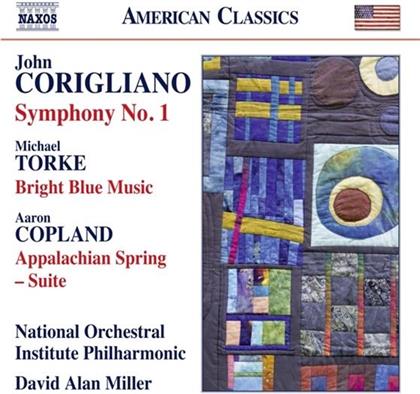 David Alan Miller, John Corigliano (*1938), Michael Torke & Aaron Copland (1900-1990) - Symphony 1 / Appalachian Spring