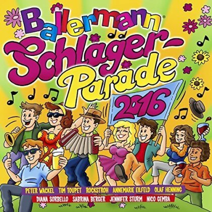Ballermann Schlagerparade - Various 2016 (2 CDs)