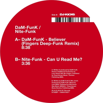Dam Funk & Nite Funk - Believer / Can U Read Me? - 12 Inch (12" Maxi)