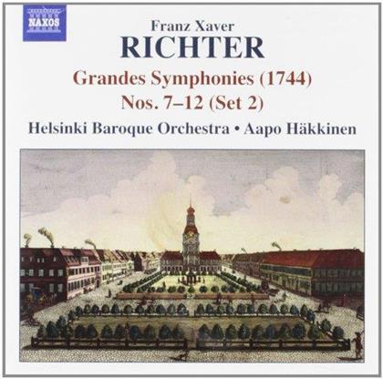 Franz Xaver Richter (1709-1789), Aapo Häkkinen & Helsinki Baroque Orchestra - Grandes Symphonies Nos. 7-12 (Set2)