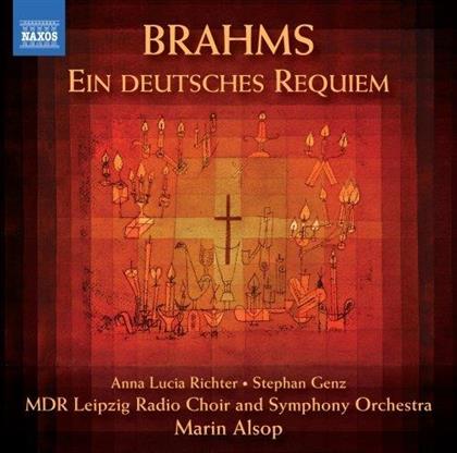Johannes Brahms (1833-1897), Marin Alsop, Anna Lucia Richter, Stefan Genz, MDR Leipzig Radio Symphony Orchestra, … - Ein Deutsches Requiem
