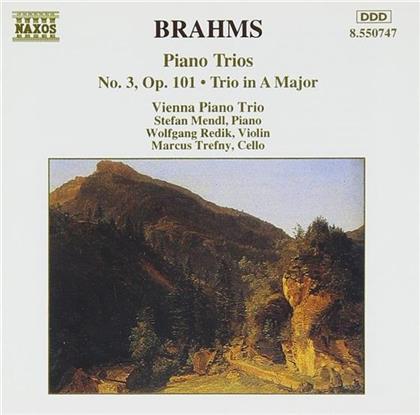 Vienna Piano Trio, Wolfgang Redik, Marcus Trefny & Stefan Mendl - Klaviertrio 3 in C Minor, op. 101 - Trio in A Major, Op. posthum