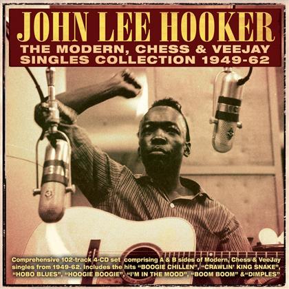 John Lee Hooker - Modern, Chess & Veejay Singles Collection (4 CDs)