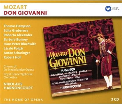 Nikolaus Harnoncourt, Edita Gruberova, Thomas Hampson & Wolfgang Amadeus Mozart (1756-1791) - Don Giovanni (3 CDs)