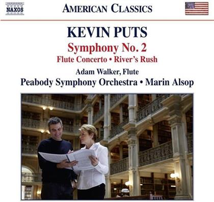 Kevin Puts, Marin Alsop, Adam Walker & Peabody Symphony Orchestra - Symphony 2 / River Rush / Flute Concerto (2013, rev. 2014)