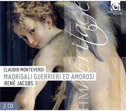 Claudio Monteverdi (1567-1643) & Rene Jacobs - Madrigali, livre VIII - Guerrieri Ed Amorosi (2 CDs)