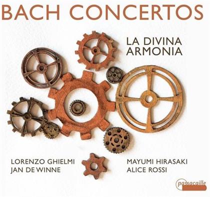 La Divina Armonia, Johann Sebastian Bach (1685-1750), Lorenzo Ghielmi, Alice Rossi, Jan de Winne, … - Konzerte Bwv 1055,1042 & 1044/Kantate Bwv 209