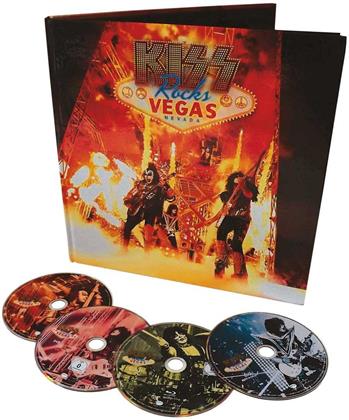 Kiss - Rocks Vegas - The Hard Rock Hotel - Deluxe Artbook (2 CDs + DVD + Blu-ray)
