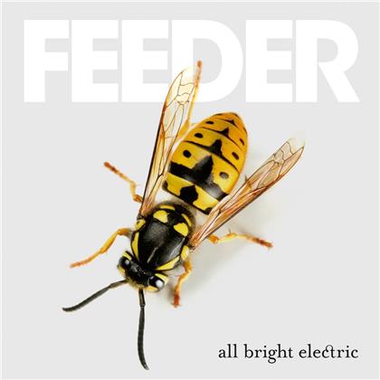 Feeder - All Bright Electric - 1 x Black / 1 x Yellow (Colored, 2 LPs + Digital Copy)