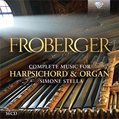 Johann-Jakob Froberger (1616-1667) & Simone Stella - Complete Music For Harpsichord (16 CDs)