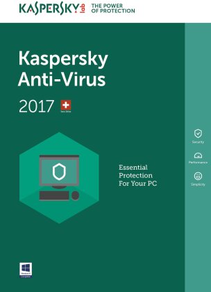 Kaspersky Antivirus 2017 1User
