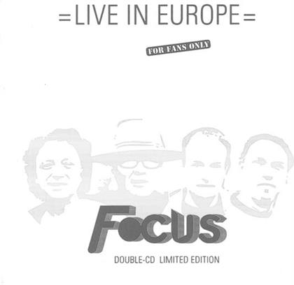 Focus - Live In Europe (Edizione Limitata, 2 CD)
