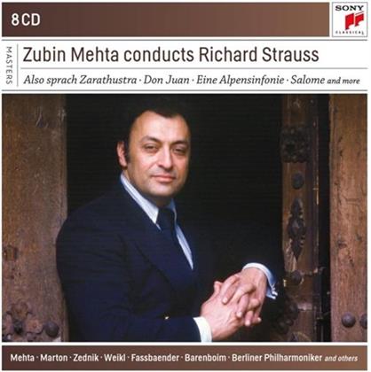 Zubin Mehta & Richard Strauss (1864-1949) - Conducts Richard Strauss (8 CDs)