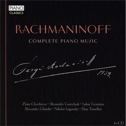 Alexander Gavrylyuk, Nikolai Lugansky & Sergej Rachmaninoff (1873-1943) - Complete Piano Works (5 CDs)