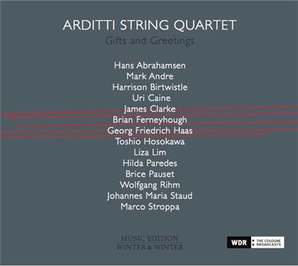 The Arditti String Quartet, Hans Abrahamsen, Mark Andre (*1964), Harrison Birtwistle (*1934), Uri Caine, … - Gift & Greetings