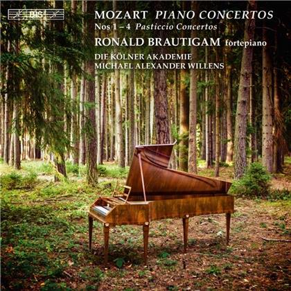 Ronald Brautigam, Wolfgang Amadeus Mozart (1756-1791), Michael Alexander Willens & Kölner Akademie - Piano Concertos 1-4 (SACD)