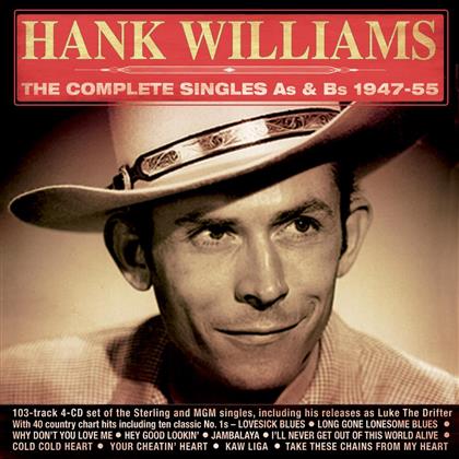 Hank Williams - Complete Singles A's & B's 1947 - 1955 (4 CDs)