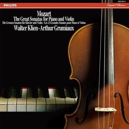 Wolfgang Amadeus Mozart (1756-1791), Arthur Grumiaux & Walter Klien - Great Sonatas For Piano & Violin (5 LPs)