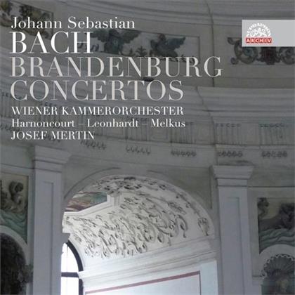 Gustav Leonhardt, Melkus, Johann Sebastian Bach (1685-1750) & Nikolaus Harnoncourt - Brandenburg Concertos - Brandenburgische Konzerte (2 CDs)