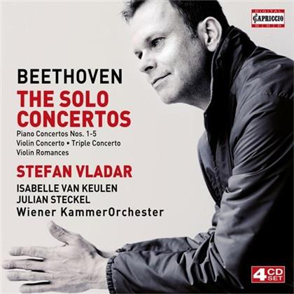 Vladar, Keulen, Stecke, Ludwig van Beethoven (1770-1827) & Ludwig van Beethoven (Arr. Mahler) - The Solo Concertos (4 CDs)