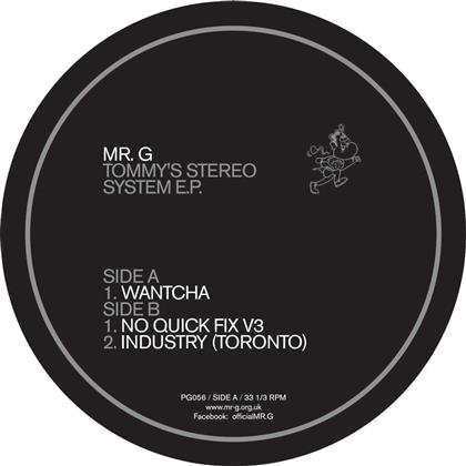 Mr. G - Tommy's Stereo System (12" Maxi)